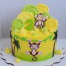 Торт с обезьянками №118725