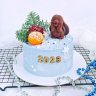 Детский торт на Новый год №120234