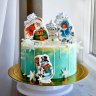 Торт на Новый год со снегурочкой №121468