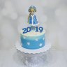 Торт на Новый год со снегурочкой №121484