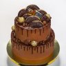 Двухъярусный торт на 23 февраля №121614