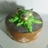 Торт на Новый год с шарами и украшениями №122336