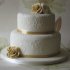 Свадебный торт с мастикой №126455