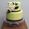 Свадебный торт с мастикой №126459