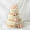 Свадебный торт с мастикой №126465