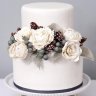 Свадебный торт с мастикой №126469