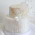 Свадебный торт без мастики №126479