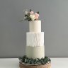 Свадебный торт без мастики №126484