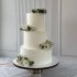 Свадебный торт без мастики №126485