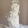 Свадебный торт без мастики №126487