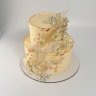 Свадебный торт без мастики №126487