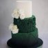 Свадебный торт без мастики №126491