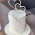 Свадебный торт велюровый №126492
