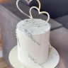 Свадебный торт велюровый №126493