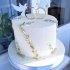 Свадебный торт велюровый №126497
