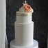 Свадебный торт велюровый №126502
