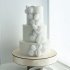 Свадебный торт велюровый №126504