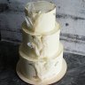 Свадебный торт велюровый №126504