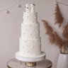 Свадебный торт велюровый №126510