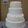 Свадебный торт со сливками №126536