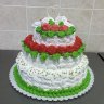 Свадебный торт со сливками №126544