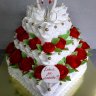 Свадебный торт со сливками №126550
