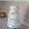 Свадебный торт с бабочками №126566