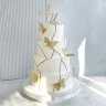 Свадебный торт с бабочками №126565