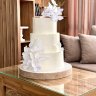 Свадебный торт с бабочками №126568