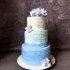 Свадебный торт градиент №126595
