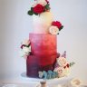 Свадебный торт градиент №126606