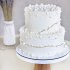 Свадебный торт с жемчугом №126612