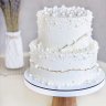 Свадебный торт с жемчугом №126613