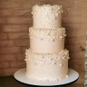 Свадебный торт с жемчугом №126619