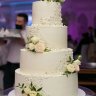 Свадебный торт с жемчугом №126630