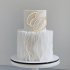Свадебный торт с инициалами №126632