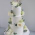 Свадебный торт с инициалами №126646