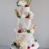 Свадебный торт с инициалами №126648
