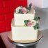 Квадратный свадебный торт №126654