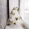 Квадратный свадебный торт №126670