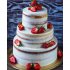 Свадебный торт с клубникой №126674