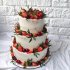 Свадебный торт с клубникой №126683
