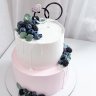 Свадебный торт с кольцами №126698