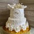 Свадебный торт с кольцами №126707