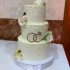 Свадебный торт с кольцами №126708