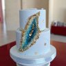 Свадебный торт с кристаллами №126721