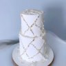 Свадебный торт с кристаллами №126728