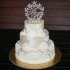 Свадебный торт с кружевами №126747
