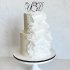 Свадебный торт с кружевами №126750