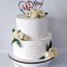Свадебный торт с сердцем №126821